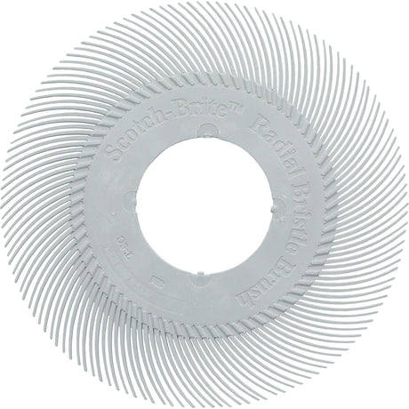 Scotch-Brite™ Type C Precision Radial Bristle Brush PN-RB without Adapter, Ceramic, 120+ Grit, 6" Dia.