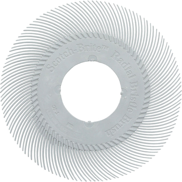 Scotch-Brite™ Type C Precision Radial Bristle Brush PN-RB without Adapter, Ceramic, 120+ Grit, 7-5/8" Dia.