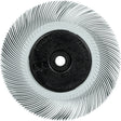 Scotch-Brite™ Type C Precision Radial Bristle Brush PN-RB with Adapter, Ceramic, 120+ Grit, 6" Dia.