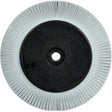 Scotch-Brite™ Type S Precision Radial Bristle Brush PN-RB with Flange, Ceramic, 120+ Grit, 8" Dia.