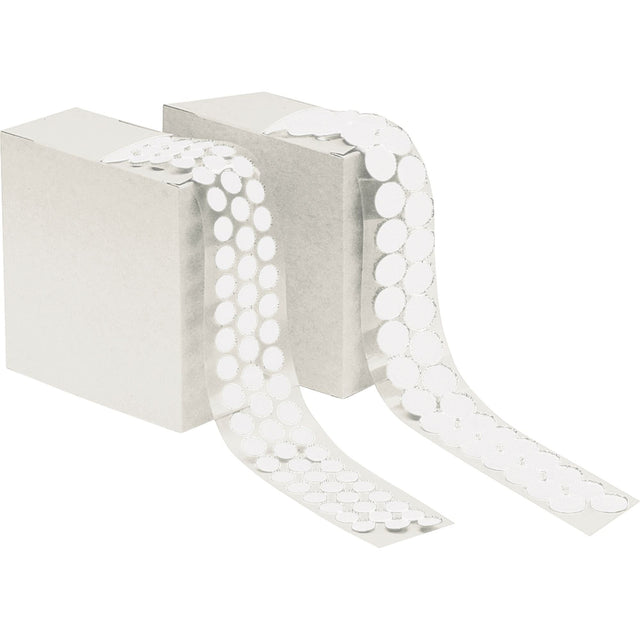 Fastener Dots, Hook, 3/4" Dia., Adhesive, Black