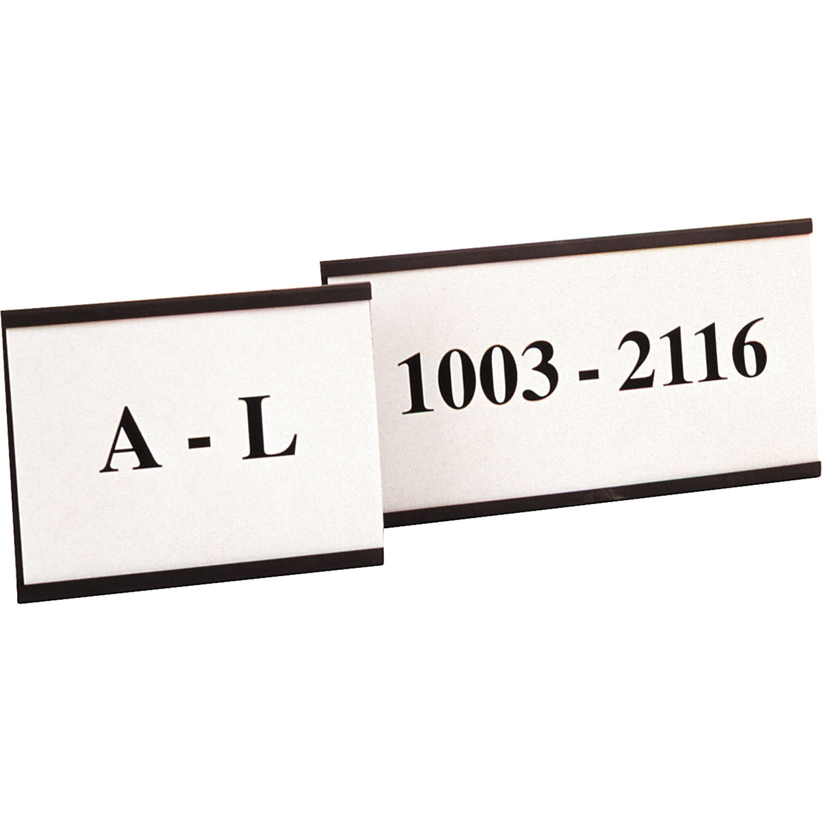 Magnetic Card Holders, Magnetic, 8" L x 1" W