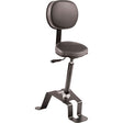 TA300 Ergonomic Sit/Stand Chair, Sit/Stand, Vinyl Seat, Black