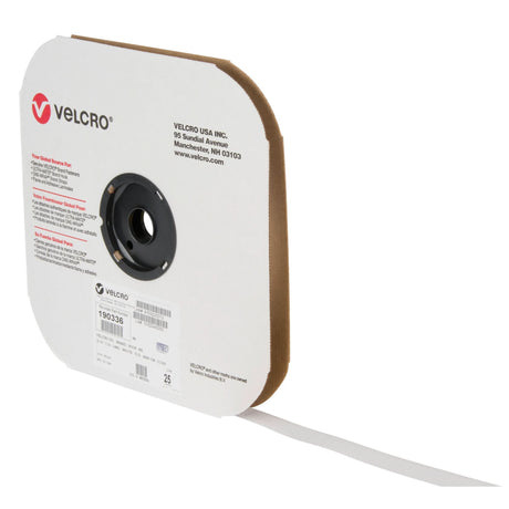 Fastener Tape, Hook, 25 yds x 3/4", Sew-On, White