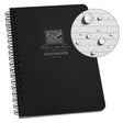 Side-Spiral Notebook, Soft Cover, Black, 64 Pages, 4-5/8" W x 7" L