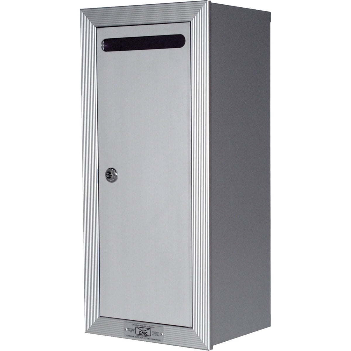 Collection Box, Surface -Mounted, 16-3/16" x 6-3/8", Aluminum