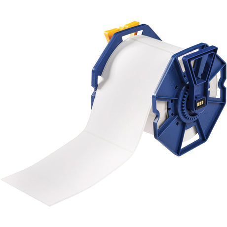 UL Approved Permanent Adhesive Labels, Polyester, 4" L x 6" H, White