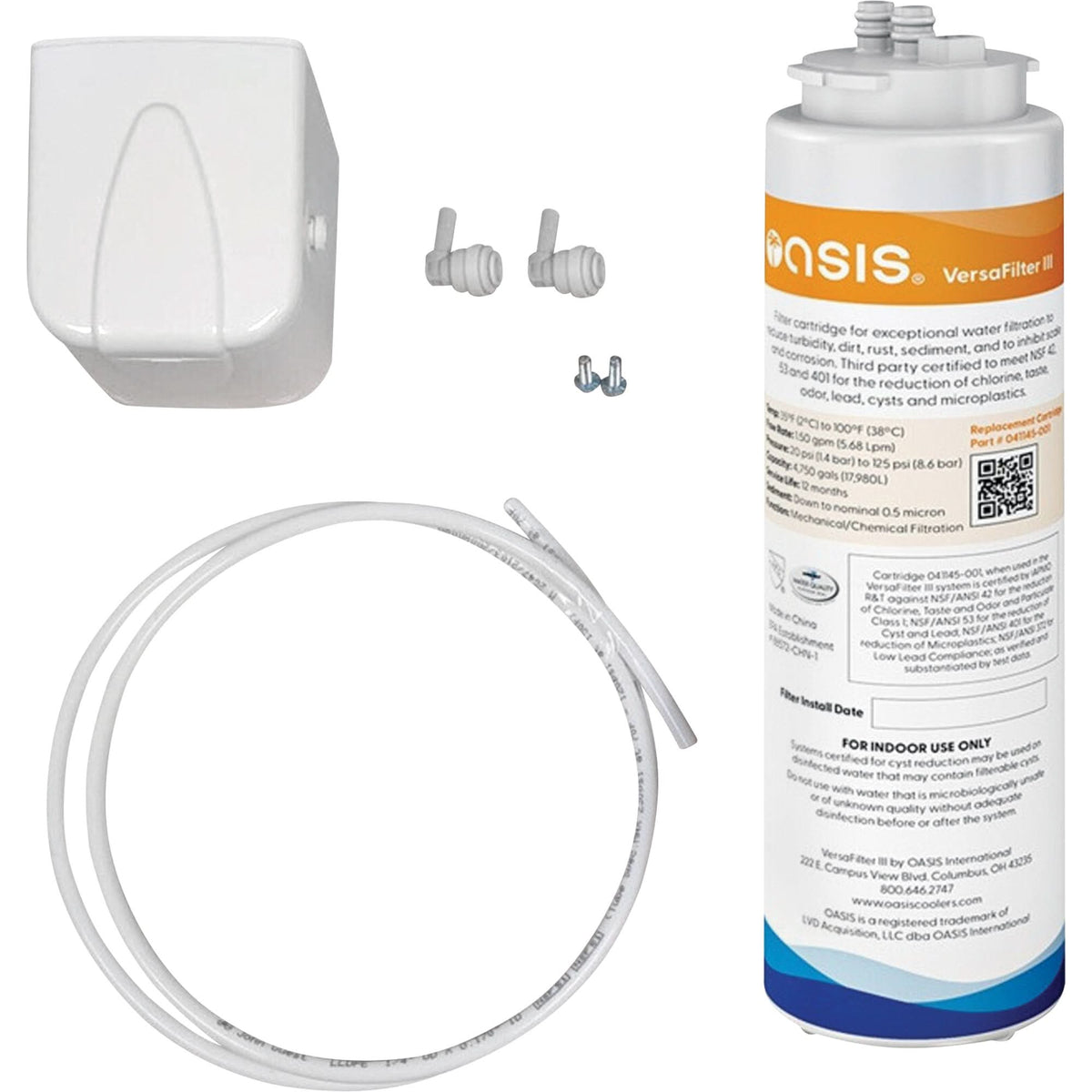 Versafilter III Universal Filter Kit, For OASIS Drinking Fountains/OASIS Bottle Fillers