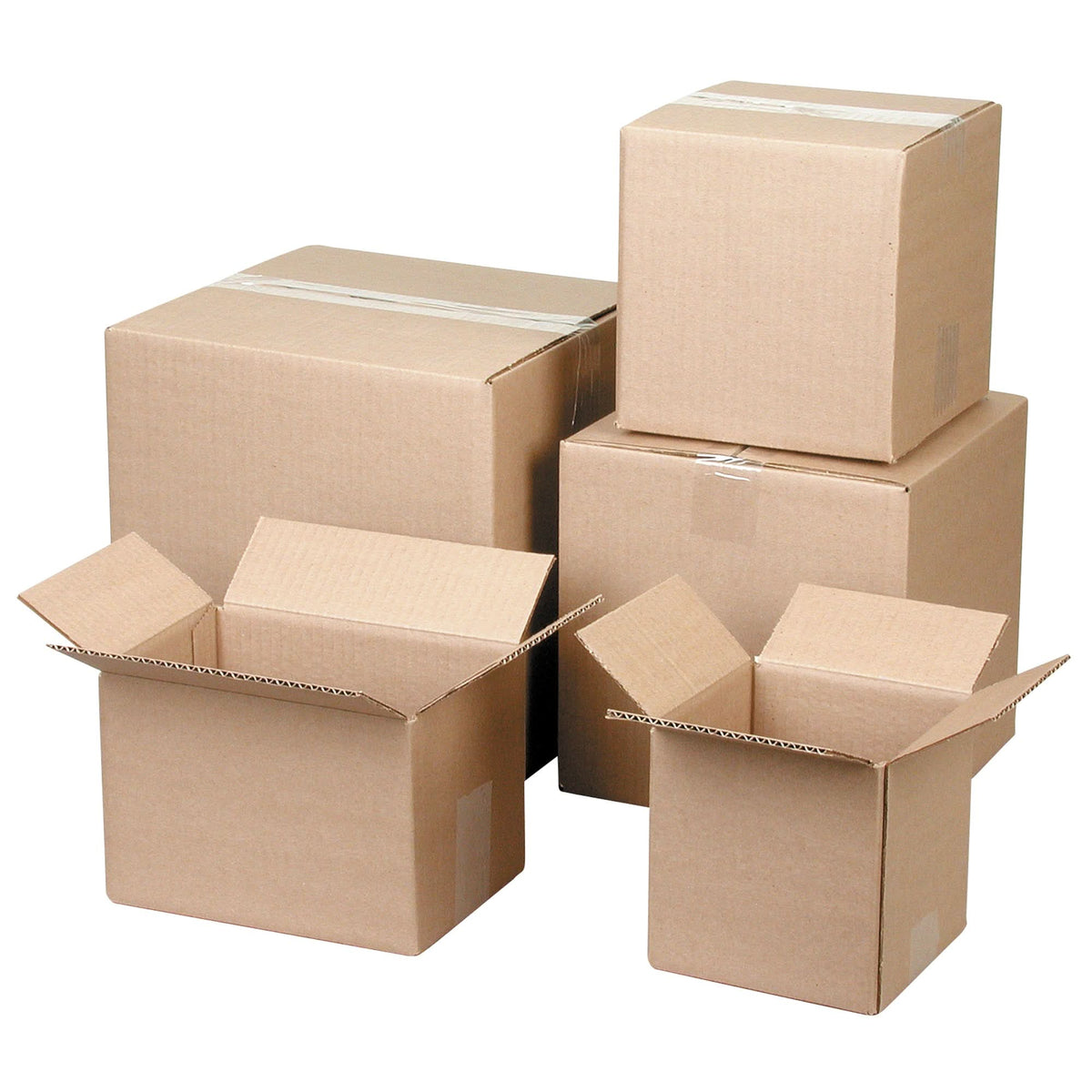 Corrugated Box, 18" L x 18" W x 18" H, Flute C