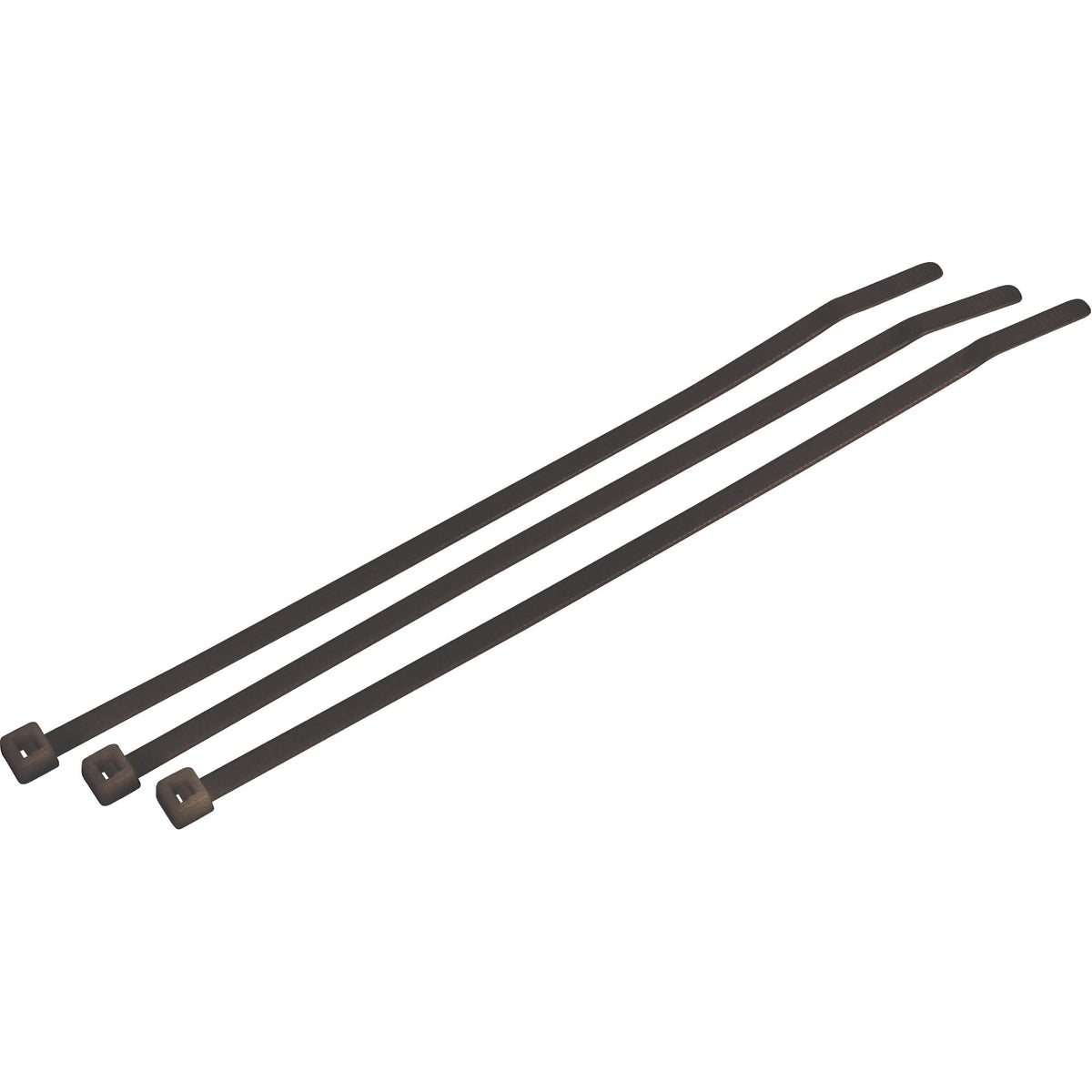 Cable Ties, 7-2/5" Long, 30 lbs. Tensile Strength, Black