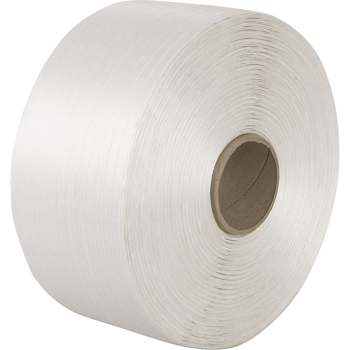 Bonded Cord Strapping, Polyester Cord, 1/2" W x 3900' L, Manual Grade