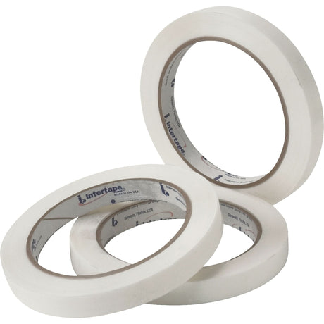 White General Purpose Strapping Tape, 2.7 mils Thick, 9.144 mm (0.36") x 54.864 m (180')