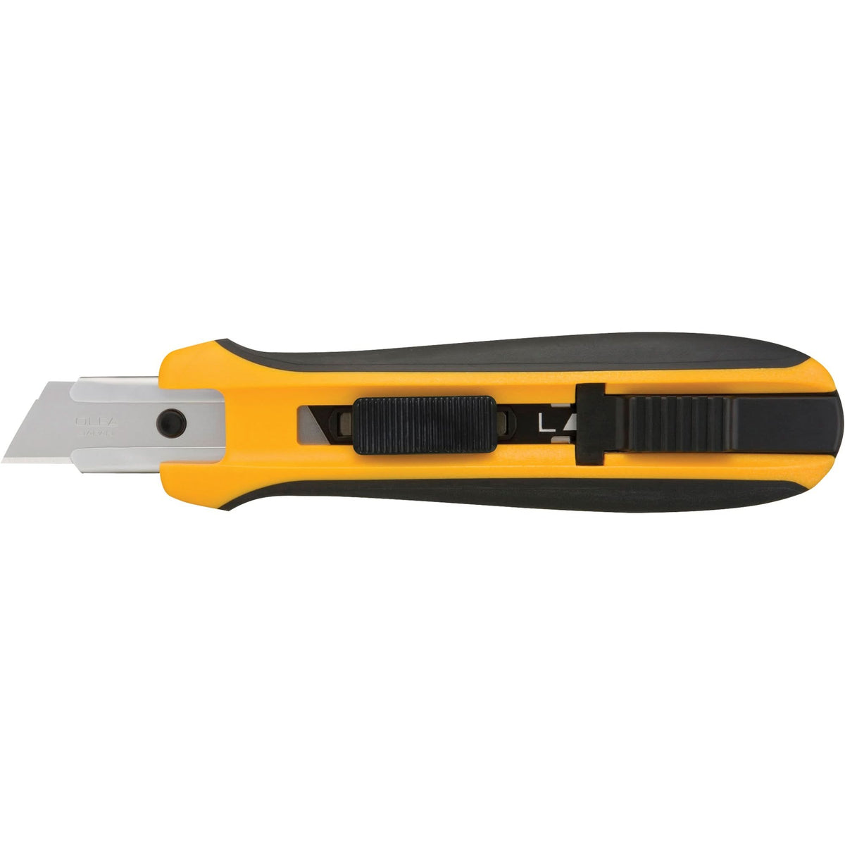 Five-Position Safety Knife, 18 mm, Silver, Rubber Handle