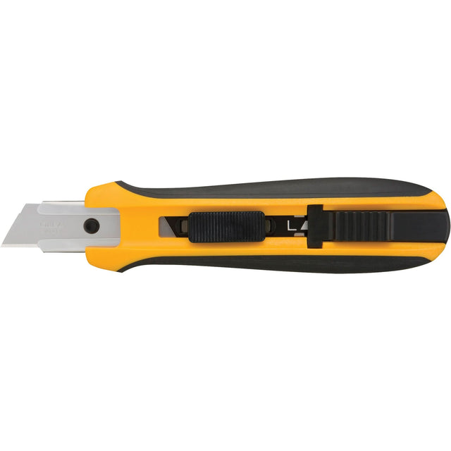 Five-Position Safety Knife, 18 mm, Silver, Rubber Handle