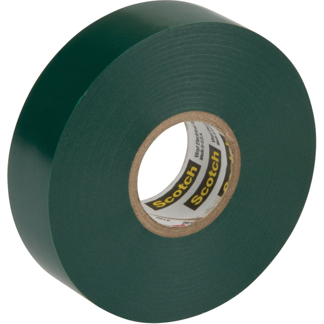 Scotch® 35 Colour Coded Tape, 19 mm (3/4") x 20.1 m (66'), Green, 7 mils