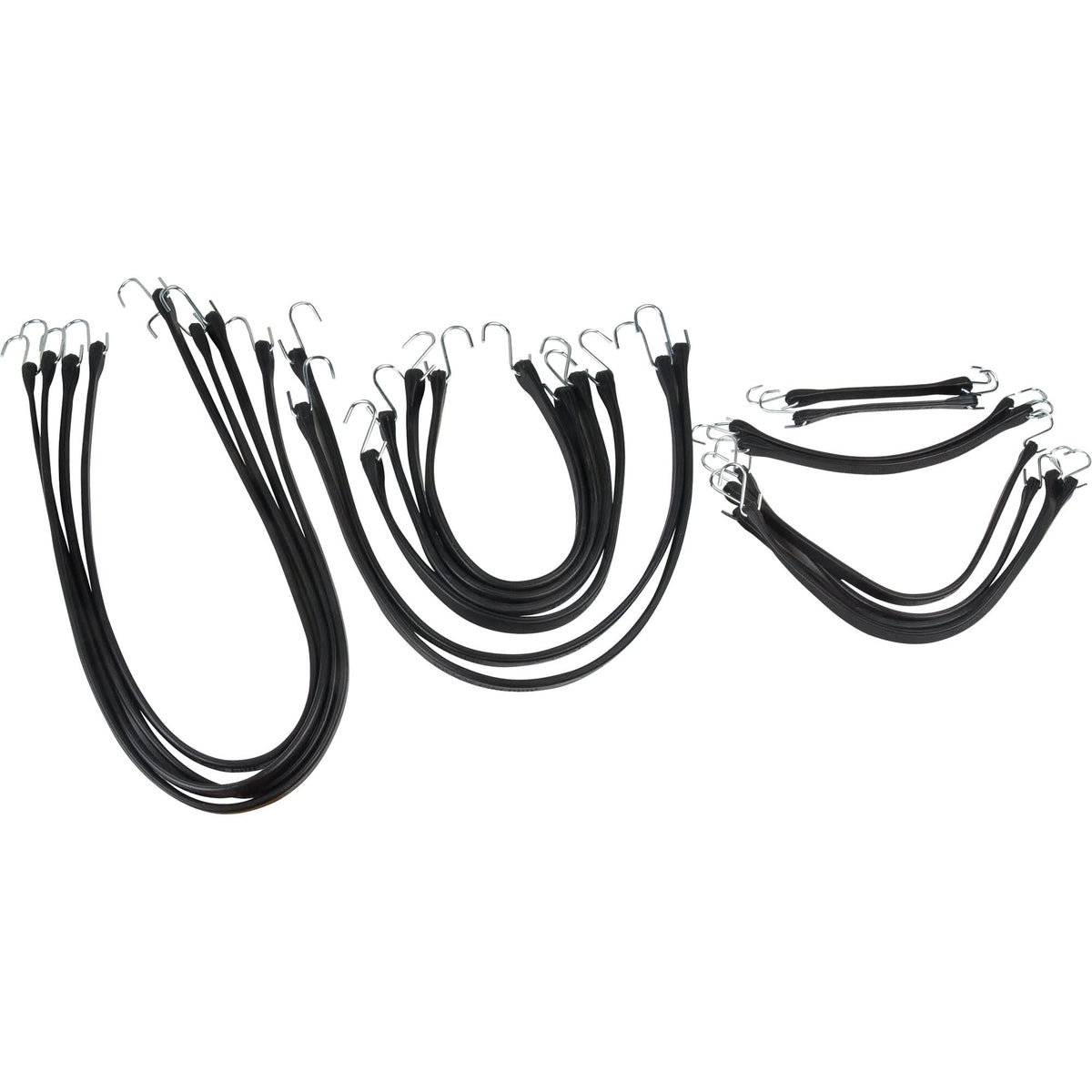 Rubber Tie Down Set, 9"