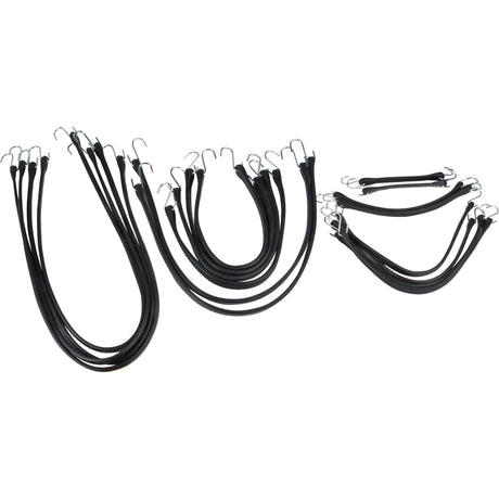 Rubber Tie Down Set, 9"