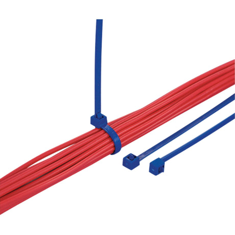 Metal Detectable Cable Ties, 15-2/5" L, 50 lbs. Tensile Strength
