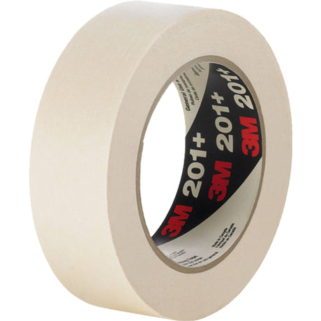 201+ General Use Masking Tape, 36 mm (1-1/2") x 55 m (180'), Tan
