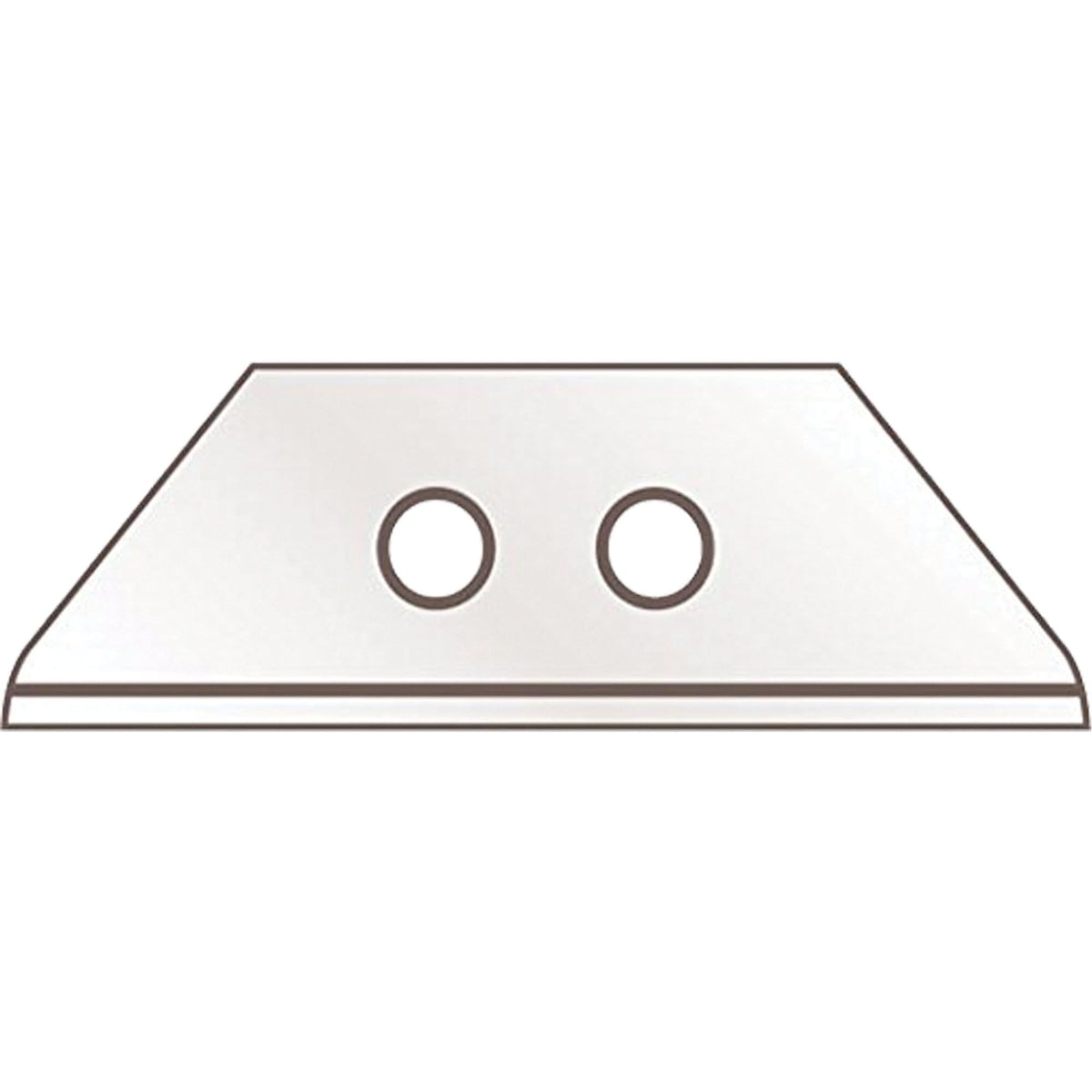 Trapezoid Utility Knife Blade, Single Style