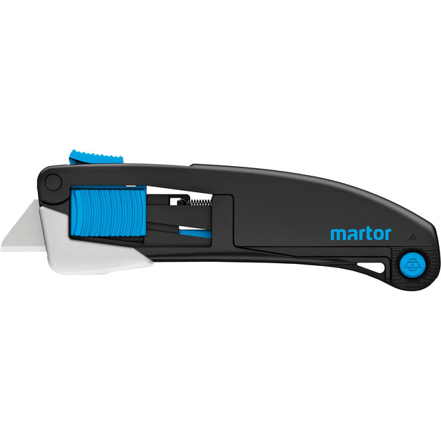Maxisafe With Metal Cap Knife Fully Automatic Retractable, 16 mm, Stainless Steel, Plastic Handle