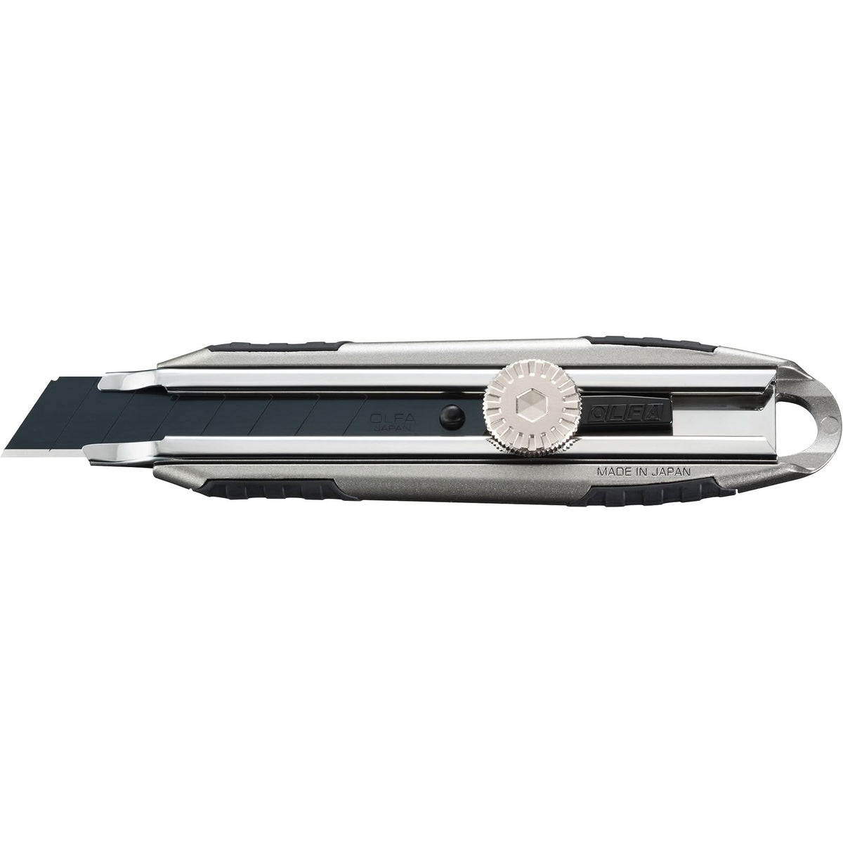 Knife with Ratchet Lock, 18 mm, Carbon Steel, Heavy-Duty, Aluminum Handle