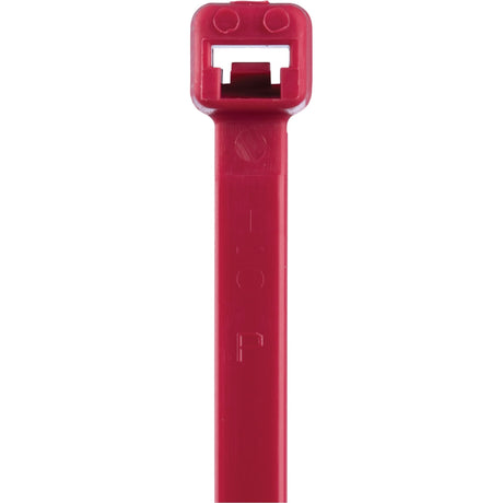 T Series Cable Ties, 8" Long, 50 lbs. Tensile Strength, Red