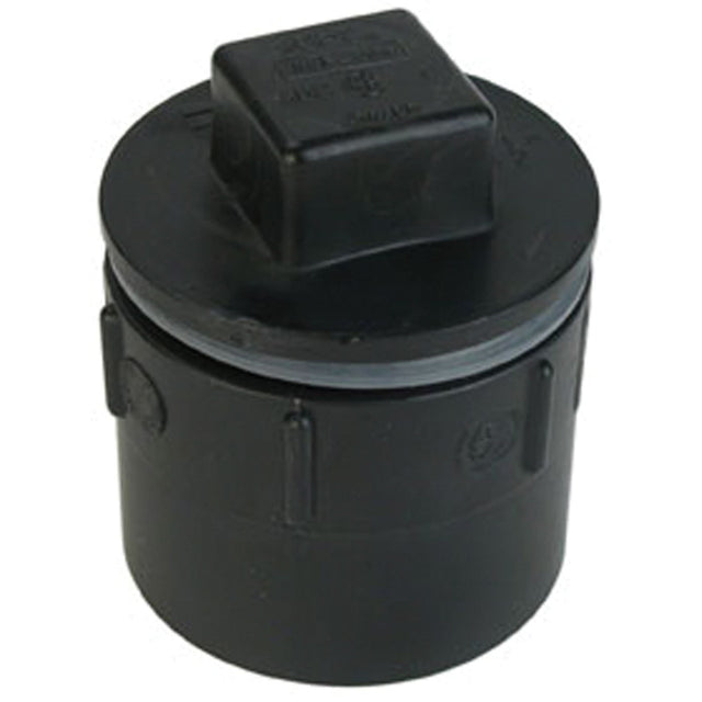 Female Adapter with Plug and Gasket, Hub x Plug, 3" Dia., Plastic