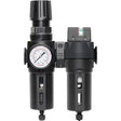 Manual Drain Filter, Regulator & Coalescing Filter with Standard Bowl Modulair 300, 1/4" NPT, 150 PSI, 5.1 fl. oz. Capacity