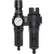 Manual Drain Filter, Regulator & Coalescing Filter with Metal Bowl Modulair 300, 1/4" NPT, 250 PSI, 5.1 fl. oz. Capacity
