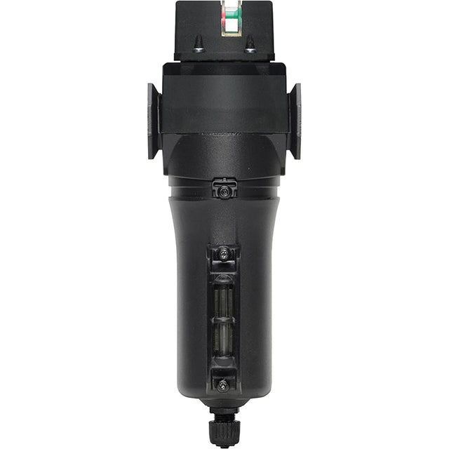 Manual Drain Coalescing Filter with Metal Bowl Modulair 300, In Line/Modular, 1/4" NPT, Manual Drain, For Oil