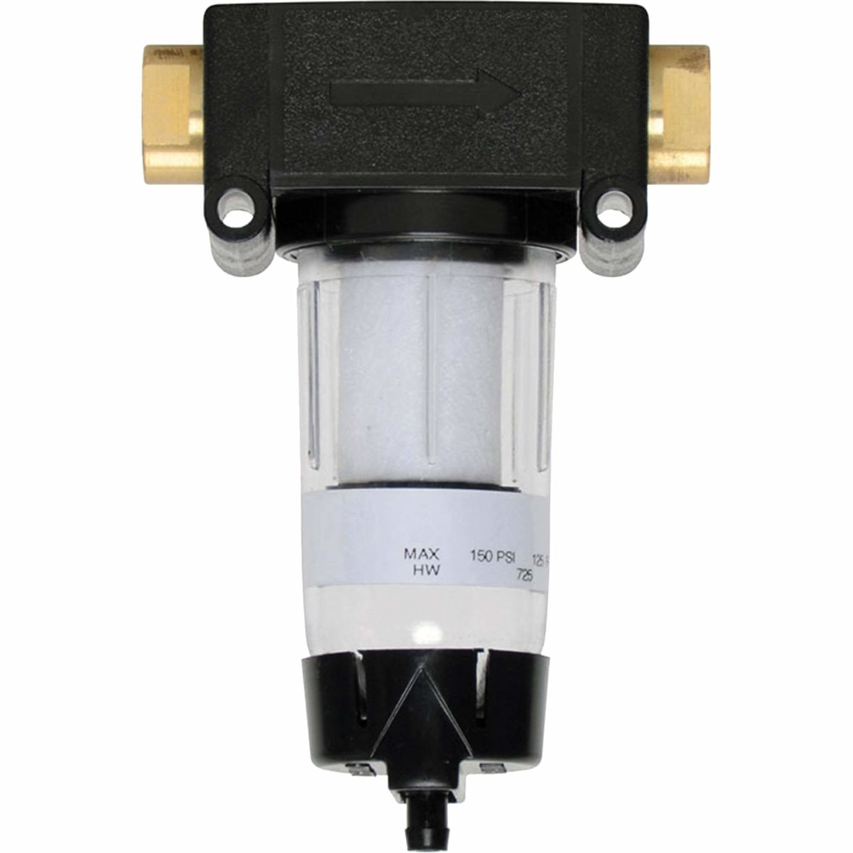 Coalescing Filter, Standard, 1/4" NPT, Manual Drain