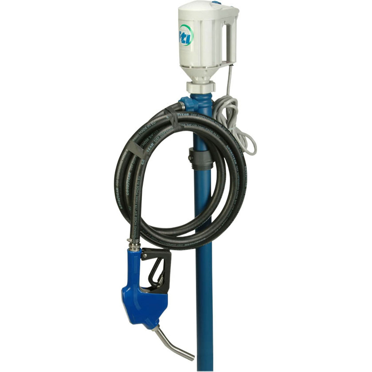PFM-40 Drum Pump Kit with M3V Motor & DEF Accessories, Polypropylene/PVDF/Stainless Steel