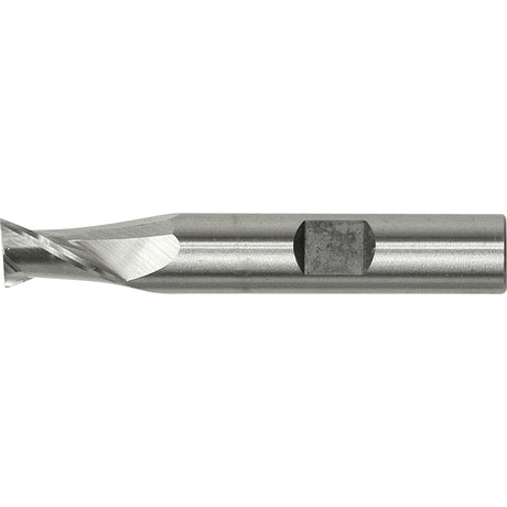 Weldon Shank End Mill, 7/32" Dia., 2 Flutes, High Speed Steel