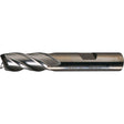 Single End Non-Center Cutting Square End Finishers, 7/8" Dia., 4 Flutes, High Speed Steel