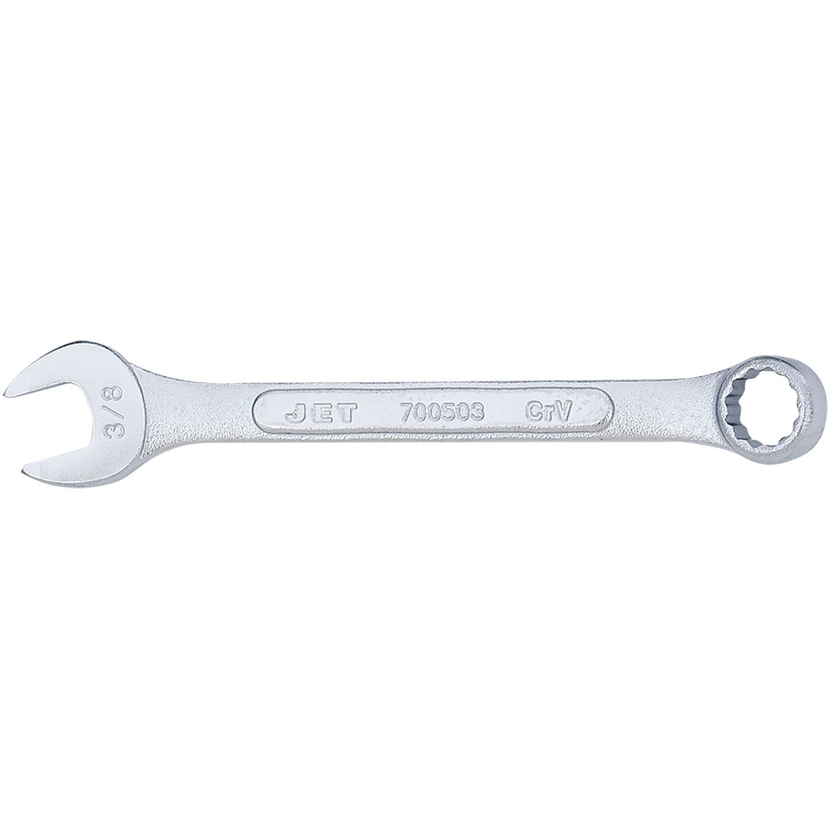 Raised Panel Combination Wrench, 3/8", Chrome Finish