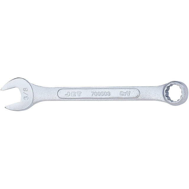 Raised Panel Combination Wrench, 3/8", Chrome Finish
