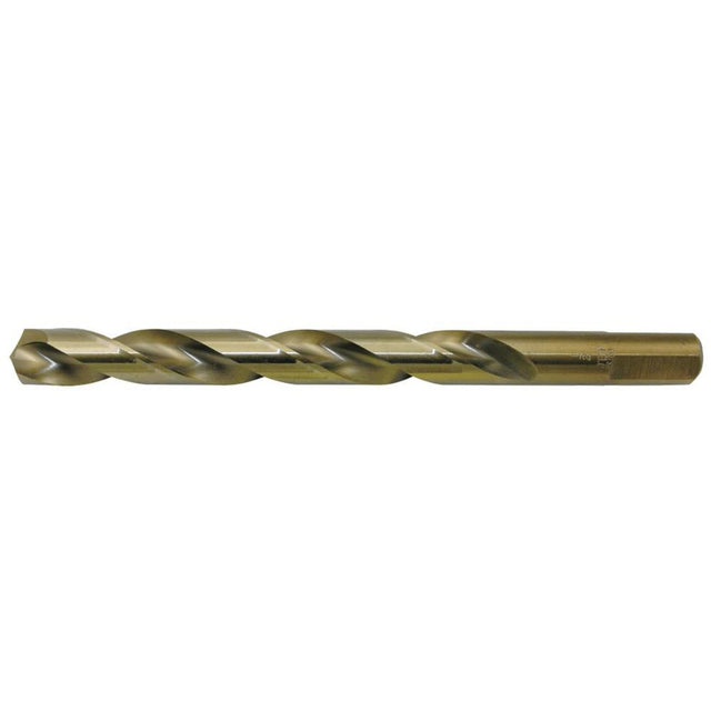 Gold Super Premium Jobber Drill Bit, High Speed Steel, 3/16", 135° Point Angle