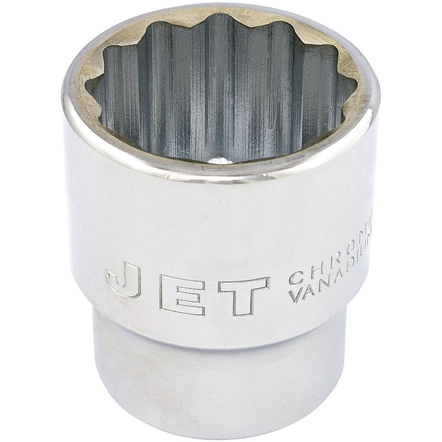 Chrome Socket, 1-1/2", 3/4" Drive, 12 Points