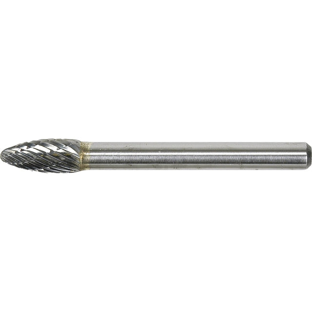Solid Carbide Burr, SH-1, 1/4" Dia., 1/4" Shank, 5/8" Depth of Cut