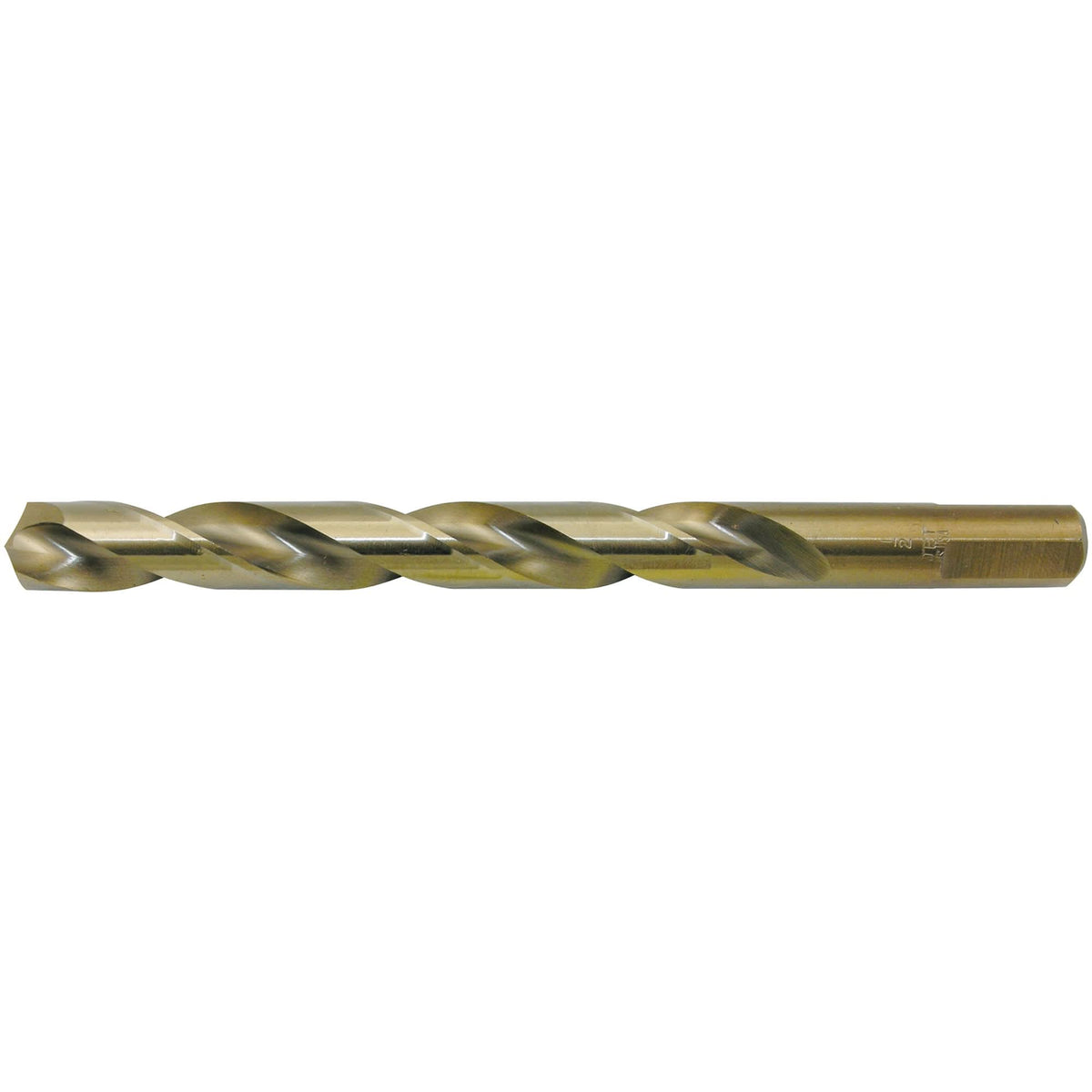 JET-KUT® Gold Super Premium M2  Jobber Drill Bit, High Speed Steel, 1/2", 135° Point Angle
