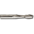 Weldon Shank Long Series End Mill, 2" Dia., 2 Flutes, High Speed Steel