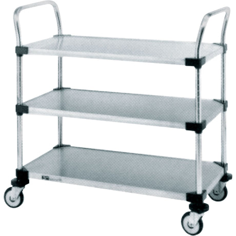 Standard-Duty Utility Carts, 3 Tiers, 24" W x 39" H x 36" D, 500 lbs. Capacity