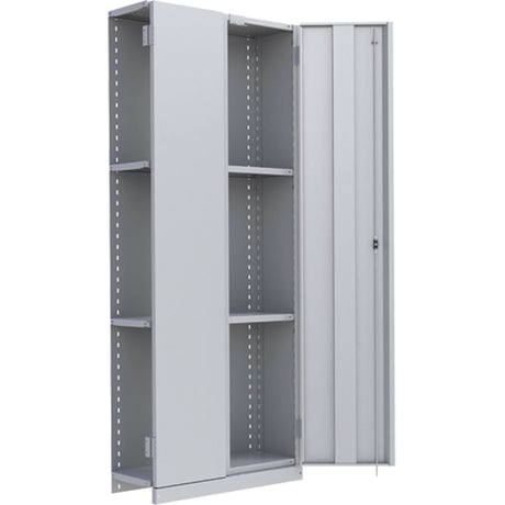 Interlok Shelving Unit, Steel, Boltless, 800 lbs. Capacity, 36" W x 88" H x 24" D
