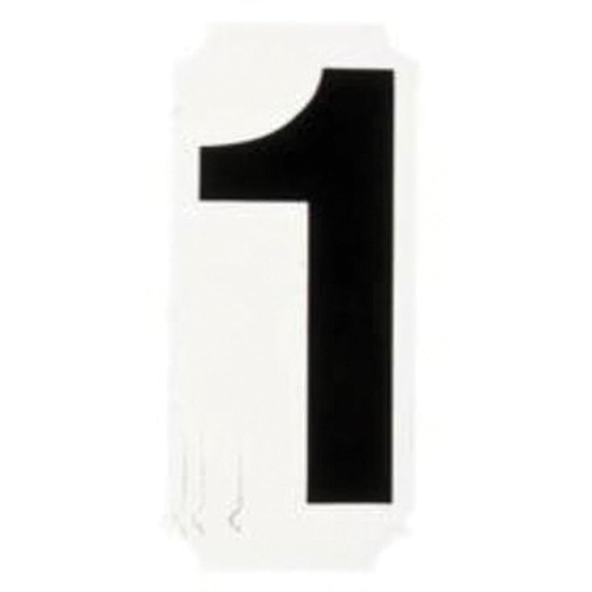 Quick-Align® Individual Number and Letter Labels, 1, 1" H, Black