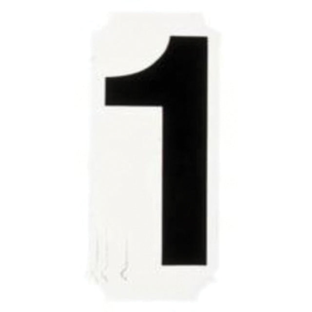 Quick-Align® Individual Number and Letter Labels, 1, 1" H, Black