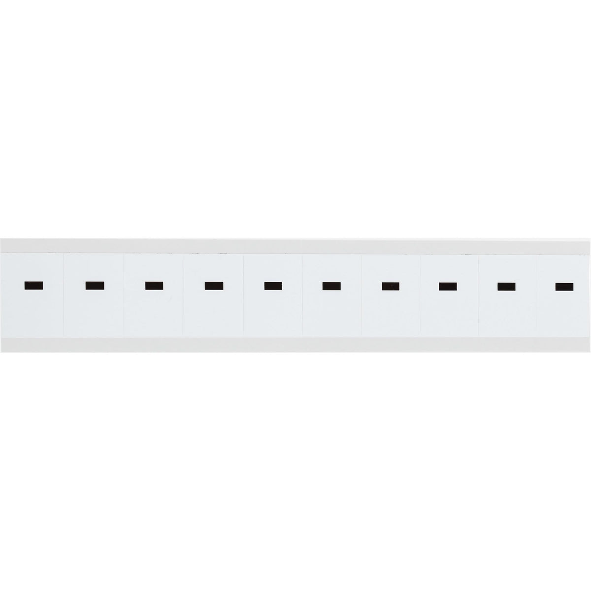 Individual Number & Letter Labels, Dash (-), 1" H, Black on White
