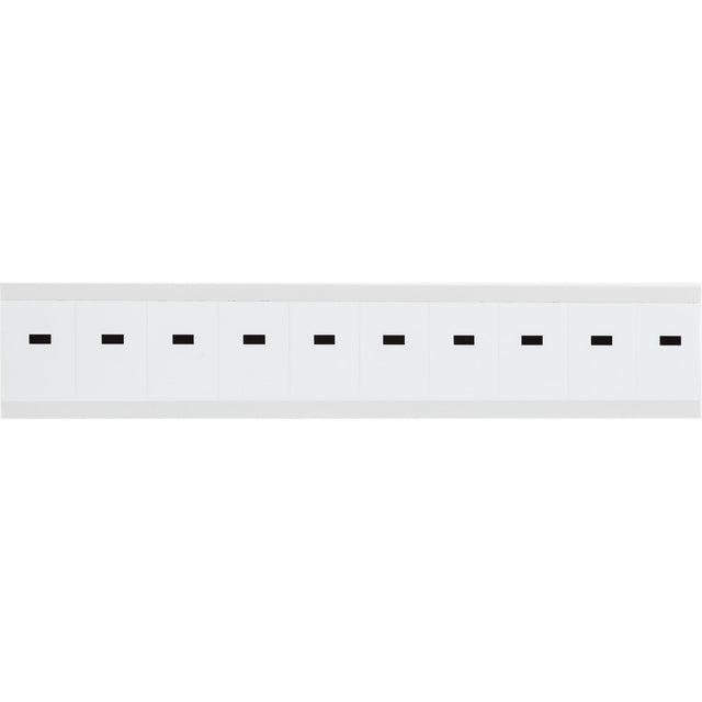 Individual Number & Letter Labels, Dash (-), 1" H, Black on White