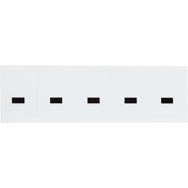 Individual Number & Letter Labels, Dash (-), 2" H, Black on White