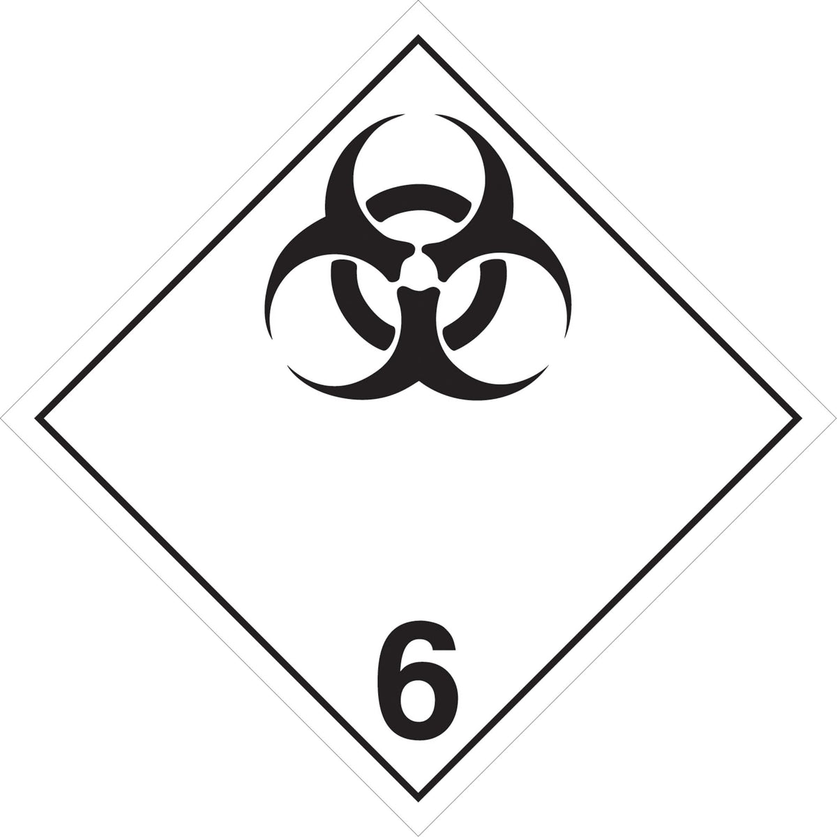 Infectious Substances Placard, Tagboard